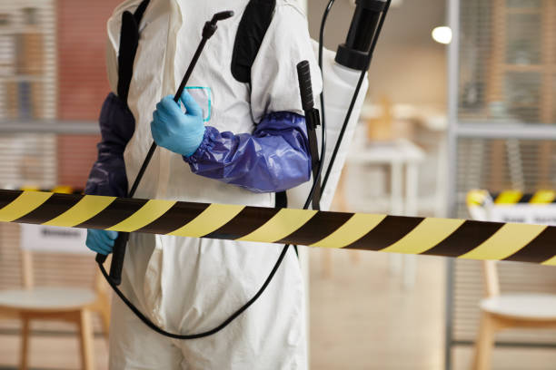 Professional Blood Cleanup technician working in Raymond, ME